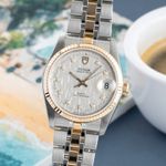 Tudor Prince Date 74033 (Unknown (random serial)) - Silver dial 34 mm Gold/Steel case (3/8)