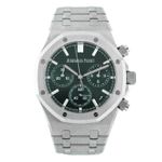 Audemars Piguet Royal Oak Chronograph 26240ST.OO.1320ST.04 (2023) - Green dial 41 mm Steel case (1/4)