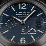 Panerai Luminor Power Reserve PAM00093 (2002) - Blauw wijzerplaat 44mm Titanium (3/8)