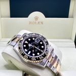 Rolex GMT-Master II 116713LN (Unknown (random serial)) - Black dial 40 mm Gold/Steel case (5/5)
