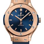 Hublot Classic Fusion Blue 565.OX.7180.RX (2026) - Blue dial 38 mm Rose Gold case (1/1)