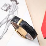 Baume & Mercier Vintage 37061 (1970) - Black dial 28 mm Yellow Gold case (5/8)