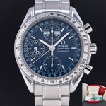 Omega Speedmaster Day Date 3523.80.00 (Onbekend (willekeurig serienummer)) - Blauw wijzerplaat 39mm Staal (1/7)