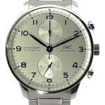 IWC Portuguese Chronograph IW371617 (2024) - Zilver wijzerplaat 41mm Staal (1/8)