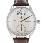 IWC Portuguese IW544401 (2010) - Zilver wijzerplaat 43mm Staal (1/6)