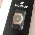 Hublot Classic Fusion Chronograph 541.OX.8980.LR (2022) - Green dial 42 mm Rose Gold case (2/2)