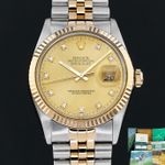 Rolex Datejust 36 16013 (1988) - 36 mm Gold/Steel case (1/8)