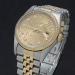 Rolex Datejust 36 16233 (2003) - Gold dial 36 mm Gold/Steel case (7/7)