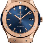 Hublot Classic Fusion Blue 542.OX.7180.RX (2022) - Blauw wijzerplaat 42mm Roségoud (1/1)