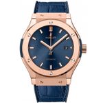 Hublot Classic Fusion Blue 542.OX.7180.LR (2022) - Blauw wijzerplaat 42mm Roségoud (1/1)