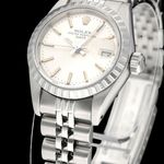 Rolex Oyster Perpetual Lady Date 69240 (1984) - Zilver wijzerplaat 26mm Staal (7/8)