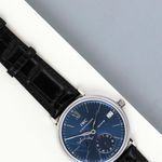 IWC Portofino Hand-Wound IW510106 (2016) - Blue dial 45 mm Steel case (3/8)