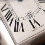 Cartier Tank Américaine 1741 (1990) - White dial 45 mm White Gold case (5/8)