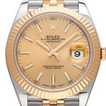 Rolex Datejust 41 126333 (2016) - Champagne dial 41 mm Gold/Steel case (1/6)