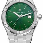 Maurice Lacroix Aikon AI1108-SS002-630-1 (2023) - Groen wijzerplaat 40mm Staal (3/3)