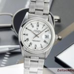 Rolex Oyster Perpetual Date 115200 (1996) - Wit wijzerplaat 34mm Staal (3/8)