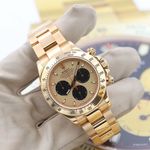 Rolex Daytona 116528 (Onbekend (willekeurig serienummer)) - Champagne wijzerplaat 40mm Geelgoud (5/8)