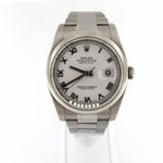 Rolex Datejust 36 116200 (2012) - White dial 36 mm Steel case (1/6)