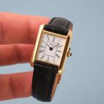 Chopard Tank 5054 (1985) - White dial 20 mm Yellow Gold case (6/8)