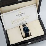 Patek Philippe Golden Ellipse 5738P-001 (2017) - Blauw wijzerplaat 35mm Platina (6/6)