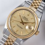 Rolex Datejust 36 16013 (1984) - Champagne dial 36 mm Gold/Steel case (1/8)