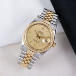 Rolex Datejust 36 16013 (1984) - Champagne dial 36 mm Gold/Steel case (2/8)