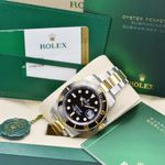 Rolex Submariner Date 116613LN (2016) - Zwart wijzerplaat 40mm Goud/Staal (7/7)