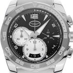 Parmigiani Fleurier Pershing PFC528-0010300 (2012) - Black dial 43 mm Steel case (1/8)