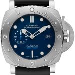 Panerai Luminor Submersible 1950 3 Days Automatic PAM00692 (2022) - Blue dial 47 mm Titanium case (1/1)