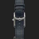 Cartier Tank WSTA0055 (2021) - Blue dial 26 mm Steel case (6/8)