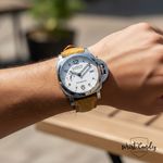 Panerai Luminor Marina 1950 3 Days Automatic PAM00523 (2015) - White dial 42 mm Steel case (7/8)