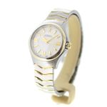 Ebel Wave 1216375 (Unknown (random serial)) - White dial 30 mm Gold/Steel case (5/7)