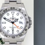 Rolex Explorer II 226570 (2023) - Wit wijzerplaat 42mm Staal (5/8)