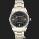 Rolex Oyster Perpetual 39 114300 (2017) - Grijs wijzerplaat 39mm Staal (3/8)