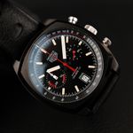 TAG Heuer Monza CR2080 (2017) - Zwart wijzerplaat 42mm Titanium (1/8)