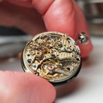 A. Lange & Söhne Datograph 403.035 (2000) - Black dial 39 mm Platinum case (4/8)