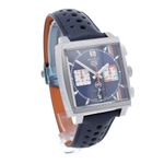 TAG Heuer Monaco CBL2115.FC6494 (2024) - Blue dial 39 mm Steel case (2/7)