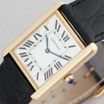 Cartier Tank Solo 2742 (2011) - White dial 27 mm Yellow Gold case (5/8)