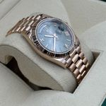 Rolex Day-Date 40 228235 (2024) - Green dial 40 mm Rose Gold case (7/8)