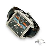 TAG Heuer Monaco CW211A.FC6228 (2007) - White dial 38 mm Steel case (4/8)
