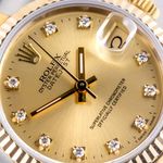 Rolex Datejust 31 68273 (1988) - Champagne dial 31 mm Gold/Steel case (2/8)