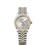 Rolex Datejust 31 278383RBR (2024) - Zilver wijzerplaat 31mm Staal (1/8)