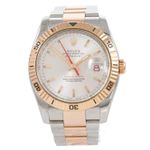 Rolex Datejust Turn-O-Graph 116261 (2004) - Zilver wijzerplaat 36mm Goud/Staal (1/1)