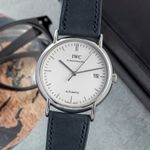 IWC Portofino Automatic IW353312 (Onbekend (willekeurig serienummer)) - Wit wijzerplaat 38mm Staal (3/8)