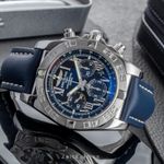 Breitling Chronomat 44 AB0110 (2010) - Zwart wijzerplaat 44mm Staal (2/8)