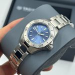 TAG Heuer Aquaracer Lady WBP1415.BA0622 (2023) - Blauw wijzerplaat 30mm Staal (8/8)