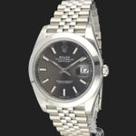 Rolex Datejust 41 126300 (2019) - Grijs wijzerplaat 41mm Staal (1/8)