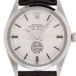 Rolex Air-King 5500 (1979) - Zilver wijzerplaat 34mm Staal (1/8)