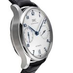 IWC Portuguese Automatic IW500705 (Onbekend (willekeurig serienummer)) - Zilver wijzerplaat 42mm Staal (7/8)