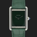 Cartier Tank WSTA0115 (2025) - Groen wijzerplaat 26mm Staal (3/8)